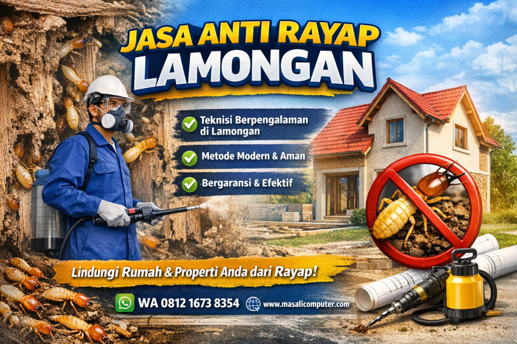 Jasa Anti Rayap Lamongan