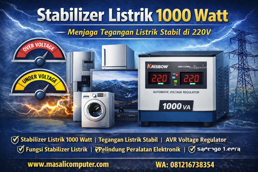 Stabilizer Listrik 1000 Watt