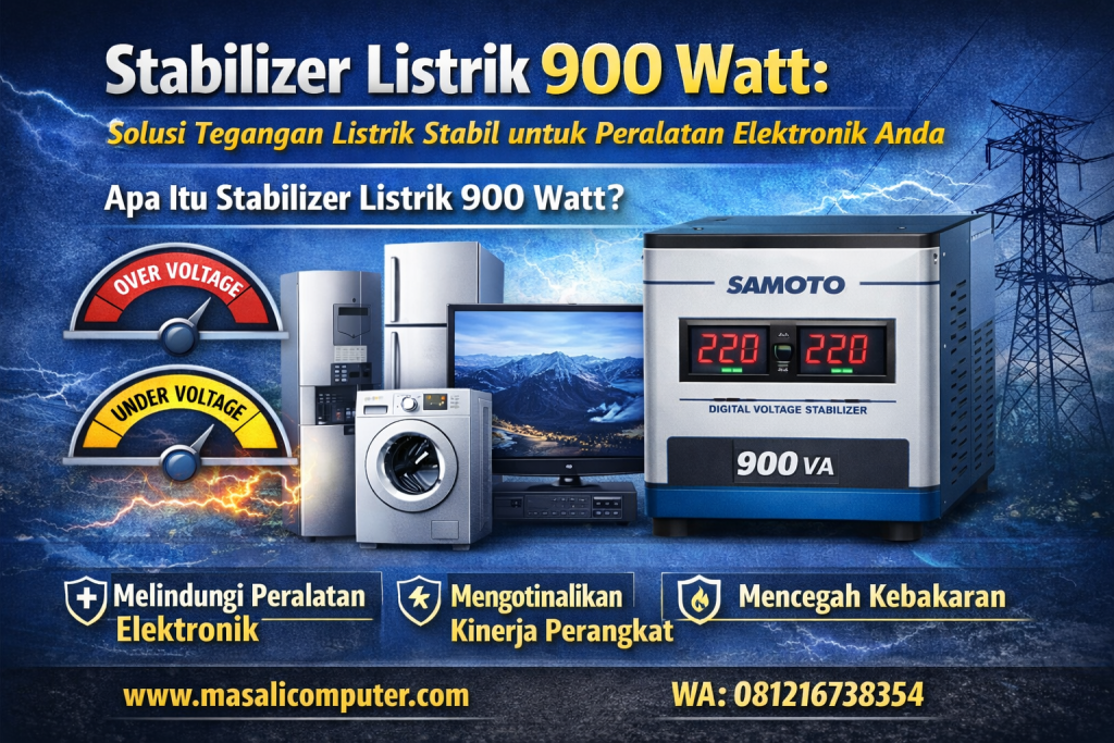 Stabilizer listrik 900 watt